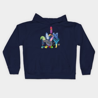 New Year Celebration Kids Hoodie